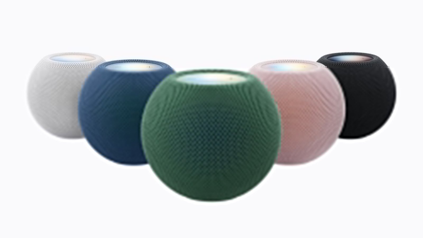 the apple homepod mini 2 in five colors